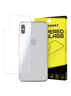 iPhone X Hátlapvédő Üveg Tempered Glass 9H