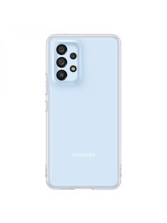   Samsung Galay A53 5G Gyári Szilikon Tok Soft Clear Cover EF-QA536TTEGWW Áttetsző