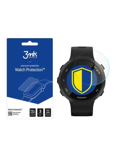 Garmin Forerunner 45 - 3mk Watch Protection™ v. FlexibleGlass Lite