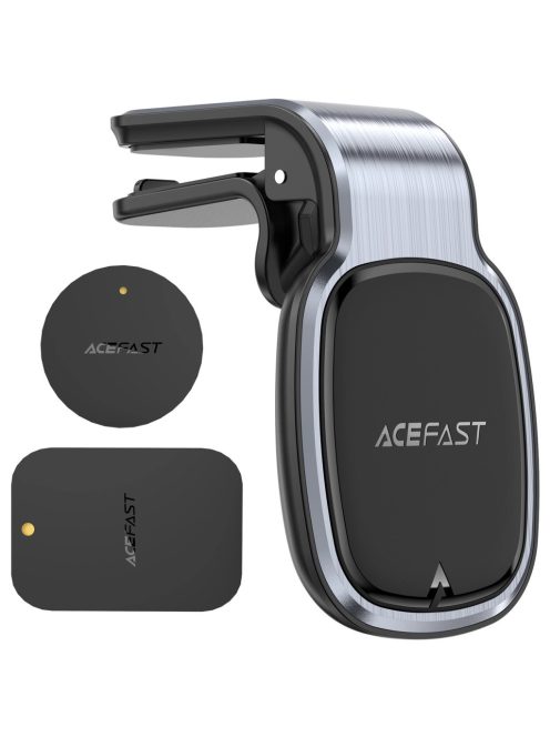 Acefast magnetic car phone holder for air vent gray (D16 gray)