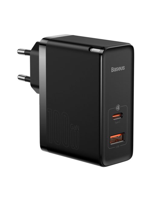 Baseus GaN5 Pro fast universal wall charger GaN USB Type C / USB 100W PD3.0, QC4.0+, AFC black (CCGP090201)