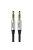 Baseus Yiven M30 stereo AUX 3.5 mm audio cable male mini jack 1m silver-black (CAM30-BS1)