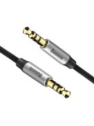 Baseus Yiven M30 stereo AUX 3.5 mm audio cable male mini jack 1m silver-black (CAM30-BS1)