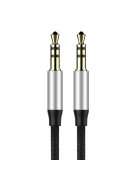 Baseus Yiven M30 stereo AUX 3.5 mm audio cable male mini jack 1m silver-black (CAM30-BS1)