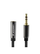 Wozinsky mini jack extension cable (female-male) AUX extension 5 m black