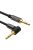 Wozinsky AUX cable angled (male-male) mini jack cable 3 m black