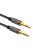 Wozinsky universal mini jack cable 2x AUX cable 3 m black