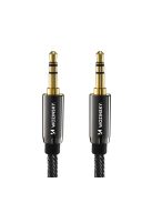 Wozinsky universal mini jack cable 2x AUX cable 3 m black