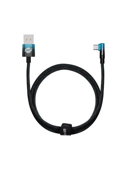 Baseus MVP 2 Elbow Right Angle Power Delivery Cable with Side USB / USB Type C Plug 1m 100W 5A Blue (CAVP000421)