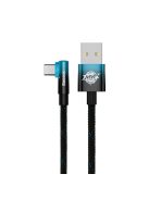 Baseus MVP 2 Elbow Right Angle Power Delivery Cable with Side USB / USB Type C Plug 1m 100W 5A Blue (CAVP000421)