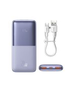 Baseus Bipow Pro Power Bank 10000mAh 20W Purple with USB Type A - USB Type C 3A 0.3m Cable (PPBD040205)