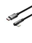 Baseus CAVP000201 angled Lightning - USB-C cable 20W 480Mb/s 1m - black