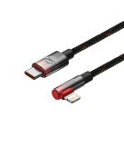 Baseus CAVP000220 angled Lightning - USB-C PD cable 20W 480Mb/s 1m - red