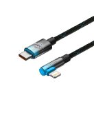 Baseus CAVP000221 angled Lightning - USB-C PD cable 20W 480Mb/s 1m - blue