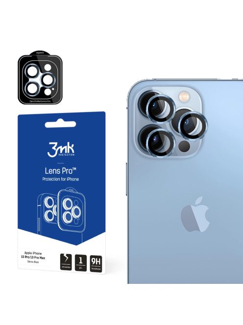 Apple iPhone 13 Pro/13 Pro Max - 3mk Lens Protection Pro Sierra Blue