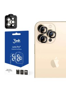   iPhone 14 Pro Max / 14 Pro 9H Camera Glass for 3mk Lens Protection Pro Series Lens - Gold