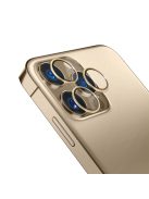 iPhone 14 Pro Max / 14 Pro 9H Camera Glass for 3mk Lens Protection Pro Series Lens - Gold