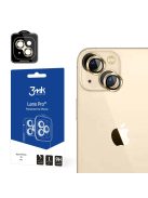 Camera glass for iPhone 14 9H for 3mk Lens Protection Pro series lens - gold