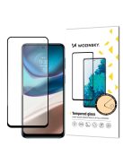 Wozinsky Super Durable Full Glue Tempered Glass Full Screen With Frame Case Friendly Motorola Moto G42 Black