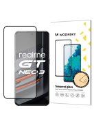 Wozinsky Super Tough Full Glue Tempered Glass Full Screen With Frame Case Friendly Realme GT Neo 3 Black