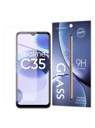 Tempered Glass 9H tempered glass Realme C35 (packaging - envelope)