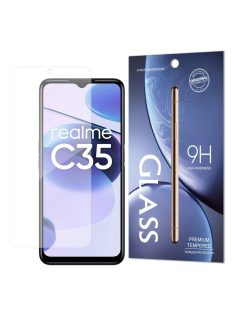   Tempered Glass 9H tempered glass Realme C35 (packaging - envelope)