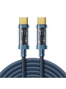 Joyroom S-CC100A20 USB-C / USB-C PD cable 100W 2m - blue