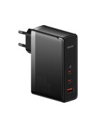 Baseus GaN5 Pro fast charger 2xUSB-C + USB 140W EU black (CCGP100201)