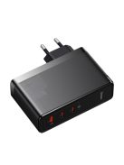 Baseus GaN5 Pro fast charger 2xUSB-C + USB 140W EU black (CCGP100201)