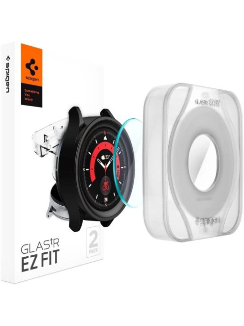 TEMPERED GLASS Spigen GLAS.TR "EZ-FIT" 2-PACK GALAXY Watch 5 PRO (45 MM)