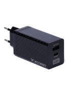 Wozinsky 65W GaN charger with USB ports, USB C supports QC 3.0 PD black (WWCG01)