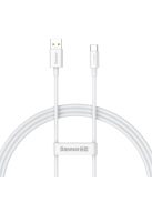 Baseus Superior Series SUPERVOOC USB-A to USB-C 65W 1m cable white