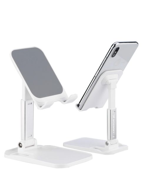 Wozinsky Desk Phone Stand Tablet Stand Foldable White (WFDPS-W1)