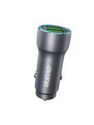 Dudao fast car charger 2 x USB 3A 18W gray (R4+)