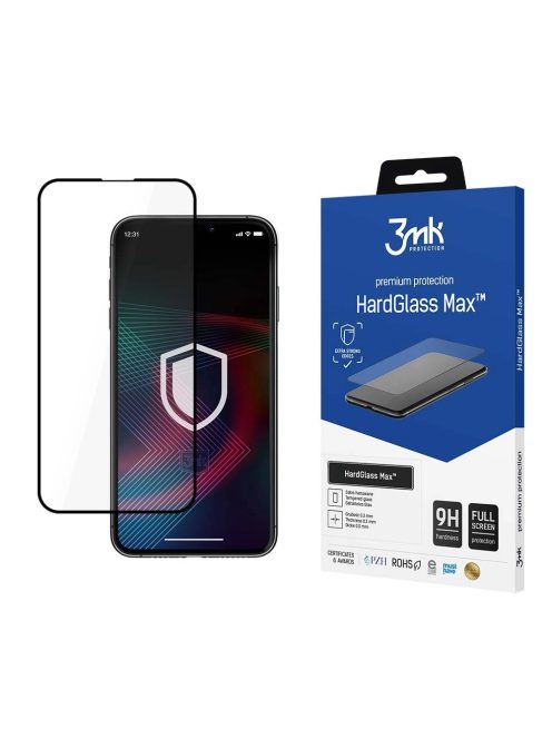 Tempered glass for iPhone 14 9H from the 3mk HardGlass Max series