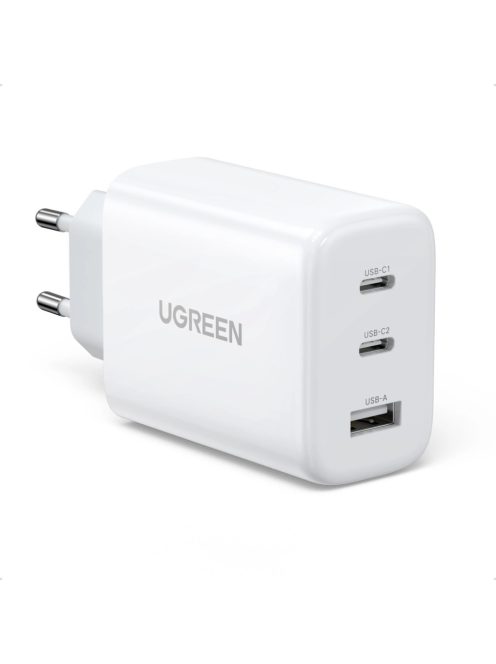 Ugreen fast charger 2x USB Type C / USB 65W PD3.0, QC3.0/4.0+ white (CD275)