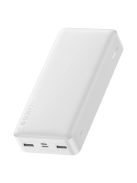 Baseus Bipow fast charging power bank 20000mAh 15W white (Overseas Edition) + USB-A - Micro USB cable 0.25m white (PPBD050102)