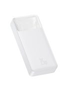 Baseus Bipow fast charging power bank 20000mAh 15W white (Overseas Edition) + USB-A - Micro USB cable 0.25m white (PPBD050102)