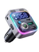 Joyroom FM transmitter / car charger 48W PPS/PD/QC3.0 black (JR-CL16)