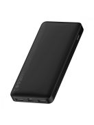 Baseus Bipow powerbank with display 10000mAh 15W black (Overseas Edition) + USB-A - Micro USB cable 0.25m black (PPBD050001)