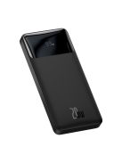 Baseus Bipow Fast Charging Power Bank 10000mAh 20W Black (Overseas Edition) + USB-A - Micro USB 0.25m Black Cable (PPBD050301)