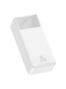 Baseus Bipow fast charging powerbank 30000mAh 20W white (Overseas Edition) + USB-A - Micro USB cable 0.25m white (PPBD050402)