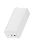 Baseus Bipow fast charging powerbank 30000mAh 20W white (Overseas Edition) + USB-A - Micro USB cable 0.25m white (PPBD050402)