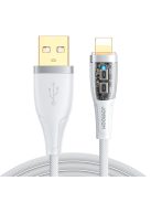 Joyroom Star-Cloud Series A3 USB-A / Lightning Cable 2.4A 1.2m with Smart Switch - White