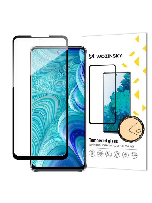 Wozinsky Full Glue Infinix Hot 11S NFC Full Screen Tempered Glass with Frame black (case friendly)