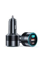 Choetech fast car charger 130W 2xUSB-C + USB-A black (TC0011)