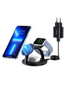 Choetech 3in1 inductive charging station iPhone 12/13/14, AirPods Pro, Apple Watch black (T587-F)