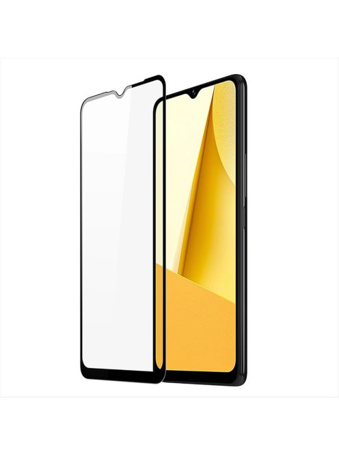 Dux Ducis 9D Tempered Glass Vivo Y16 / Y02s full screen with frame black (case friendly)