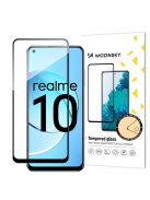 Wozinsky Full Glue Tempered Glass Tempered Glass For Realme 10 9H Full Screen Cover With Black Frame