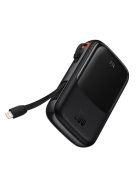 Powerbank 10000mAh 20W Baseus Qpow Pro Overseas Edition + USB C 3A Cable - Black